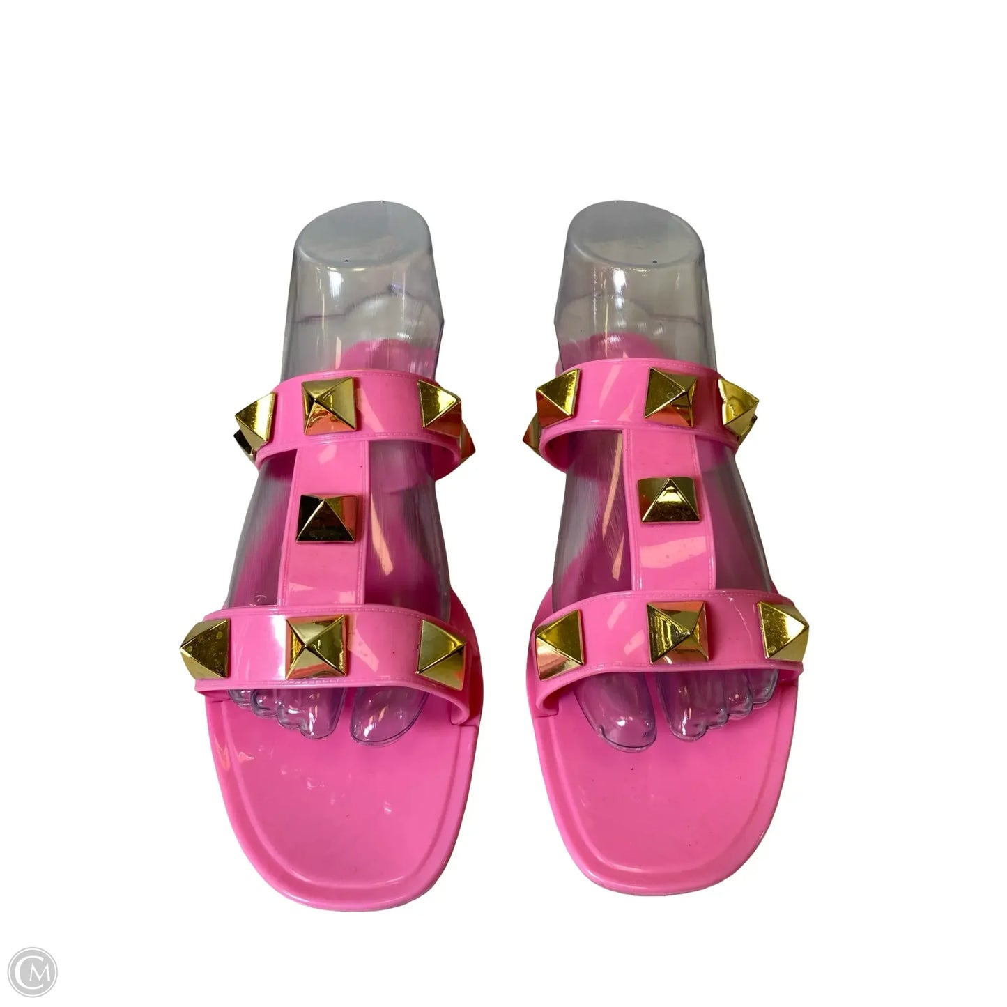 Sandals Flats By Forever 21 In Pink, Size: 9