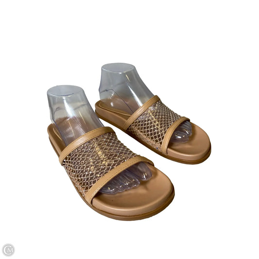 Sandals Flats By Zara In Tan, Size: 8.5