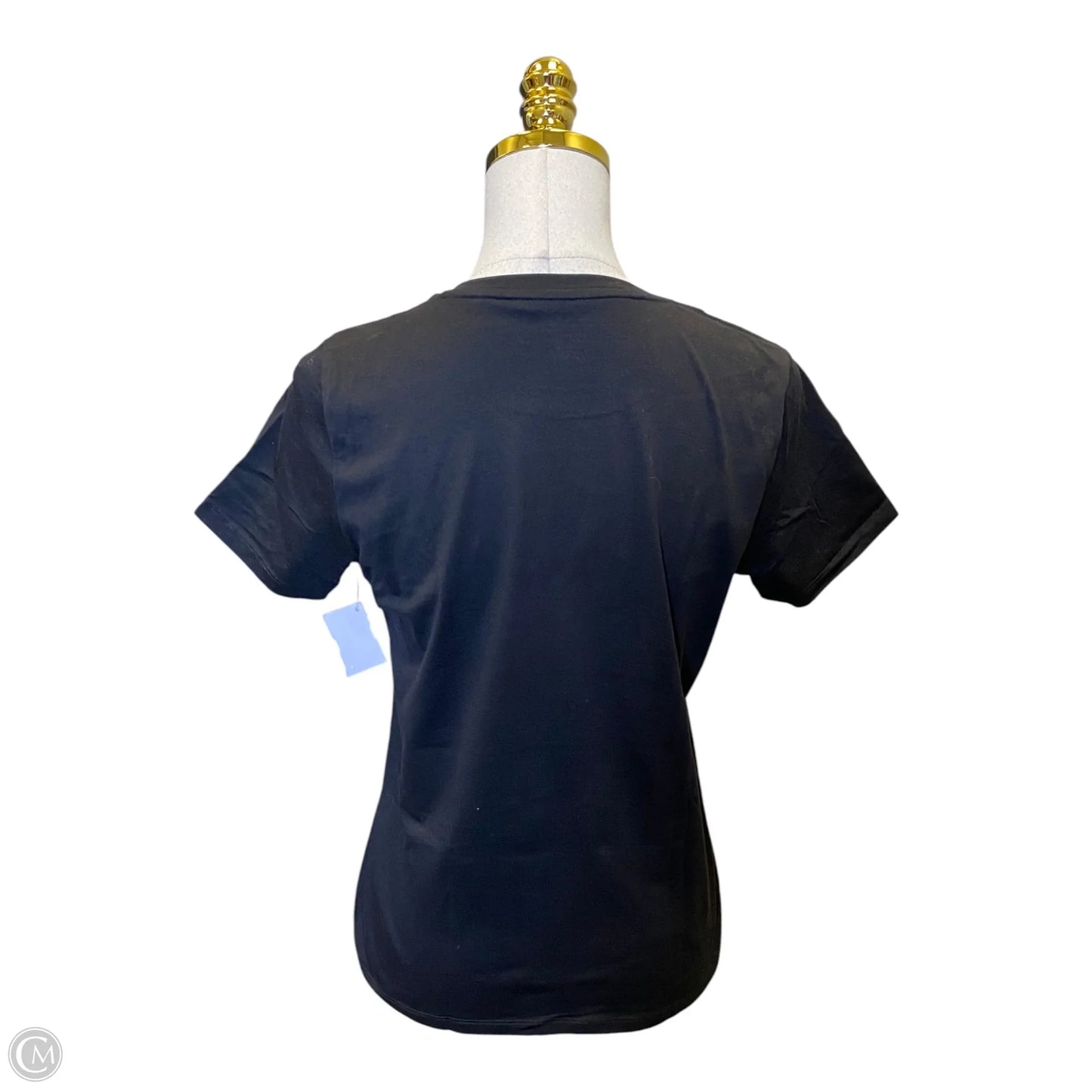 Top Short Sleeve Designer By Michael Kors In Black, Size: M