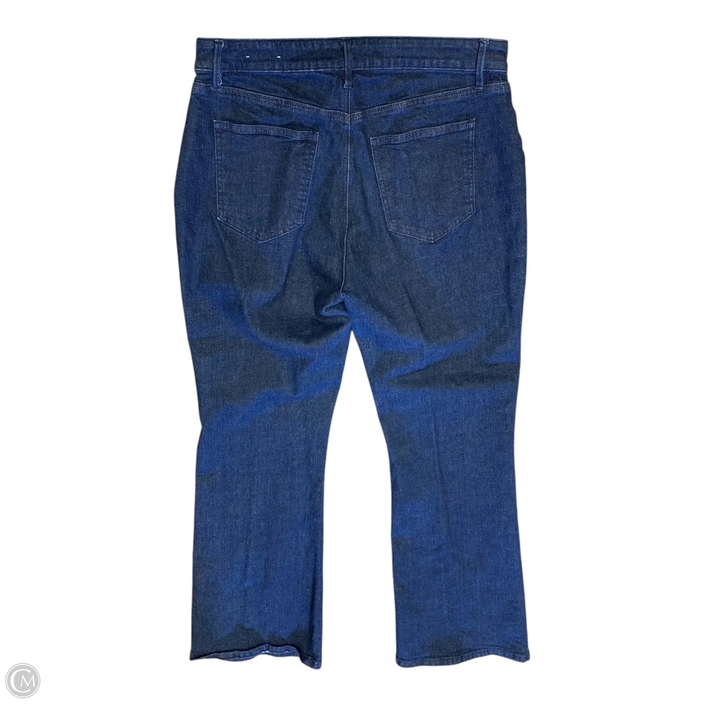 Jeans Flared By Ann Taylor In Blue Denim, Size: 12