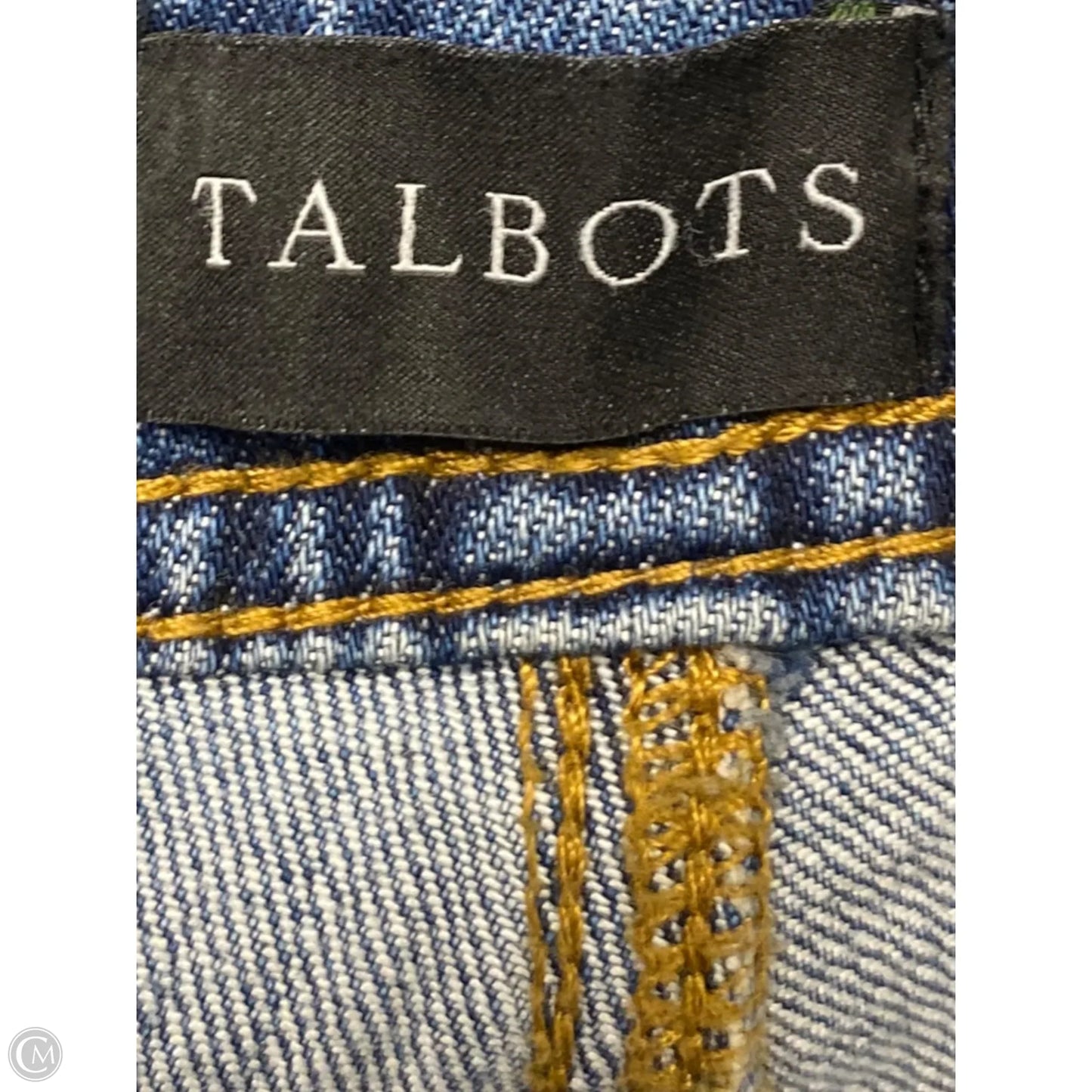 Jeans Cropped By Talbots In Blue Denim, Size: 16