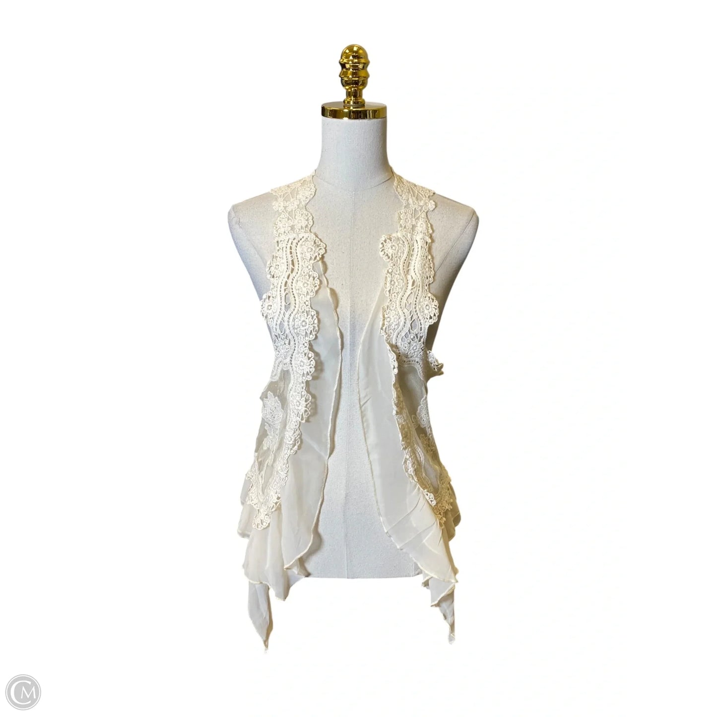 Vest Other By Umgee In Cream, Size: M