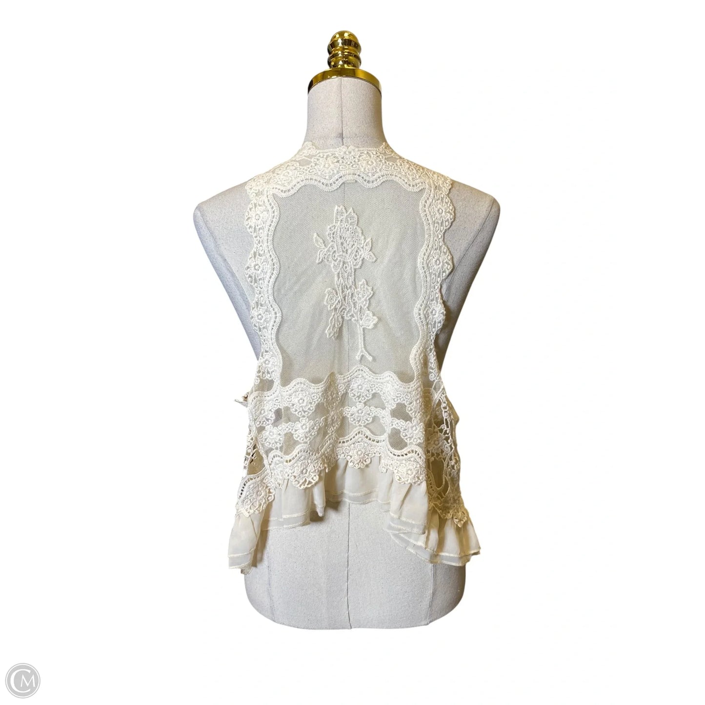 Vest Other By Umgee In Cream, Size: M