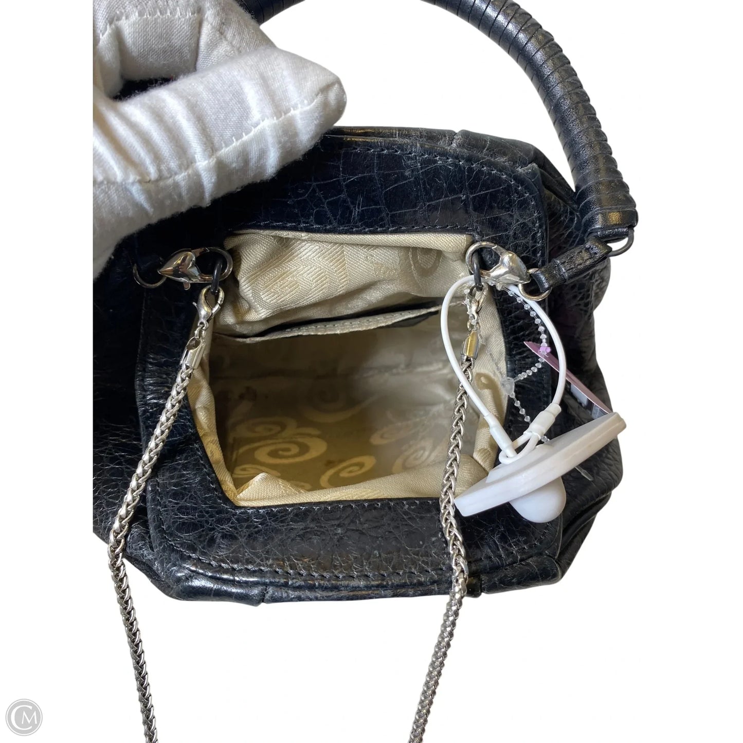 Handbag Leather By Brighton, Size: Small