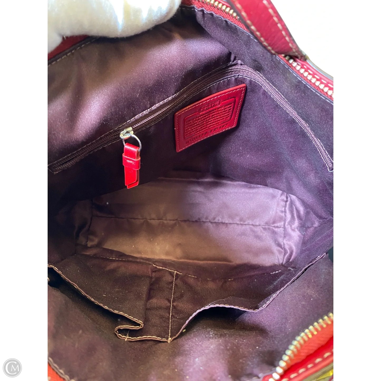 Handbag Designer By Coach, Size: Medium