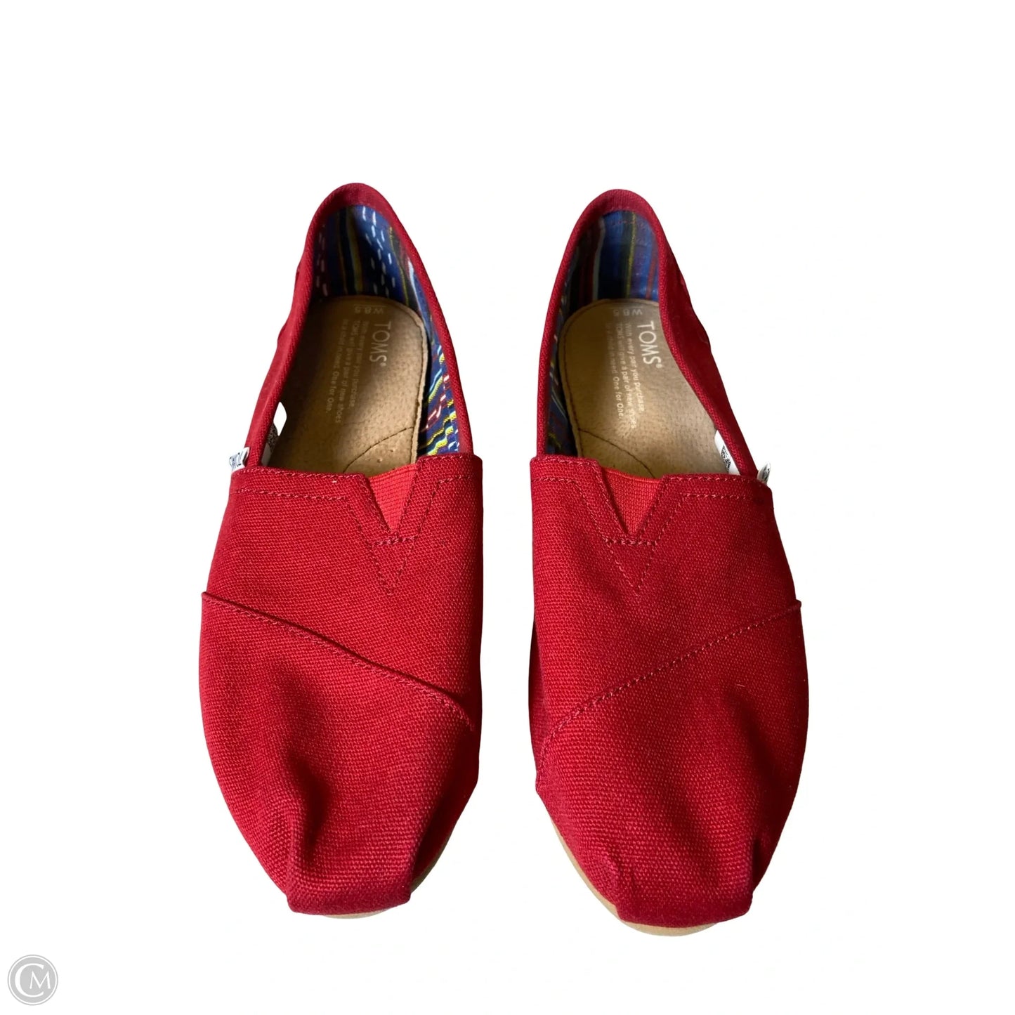 Shoes Flats By Toms In Red, Size: 8.5