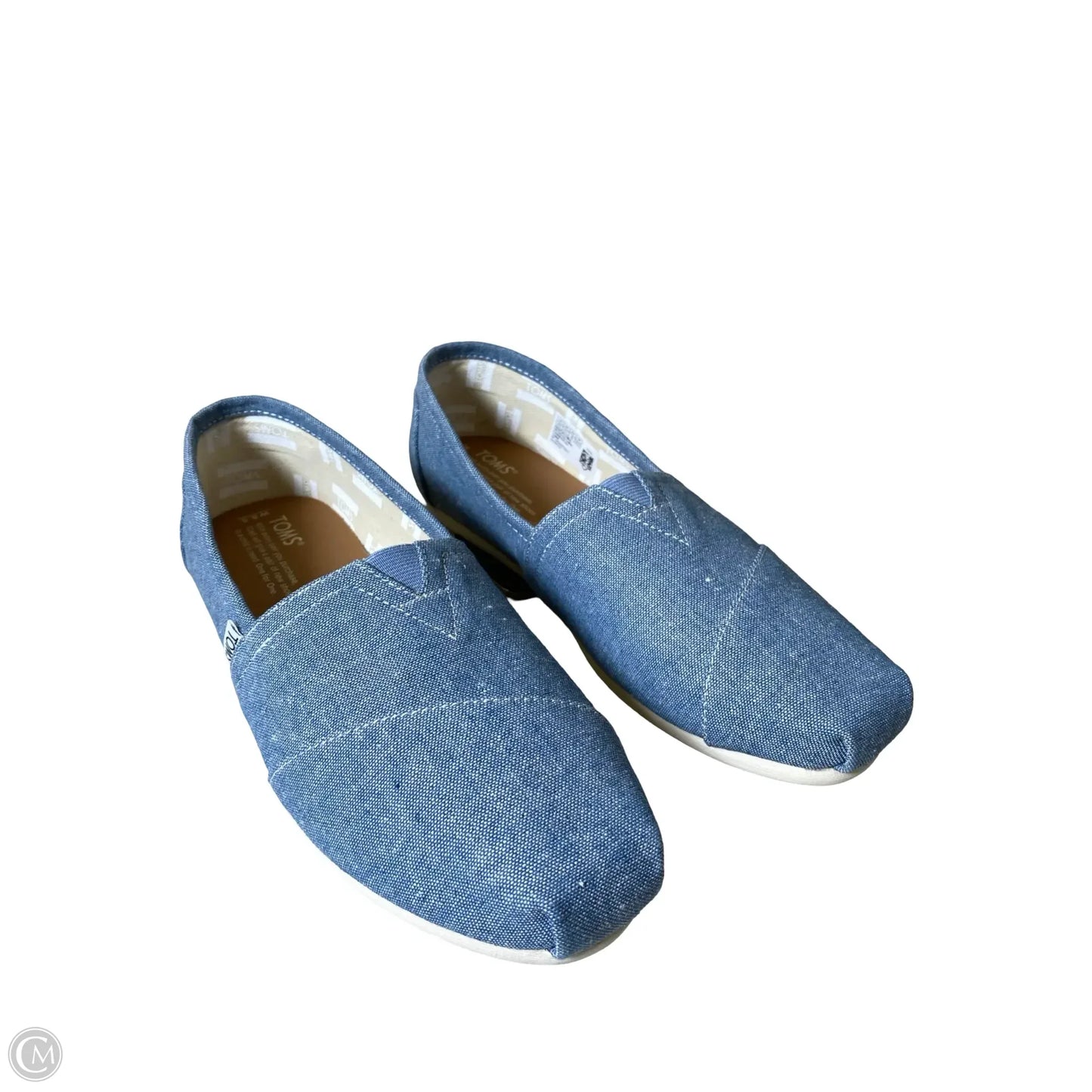 Shoes Flats By Toms In Blue, Size: 8.5
