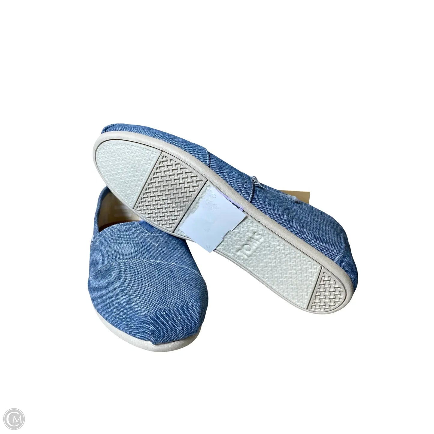 Shoes Flats By Toms In Blue, Size: 8.5