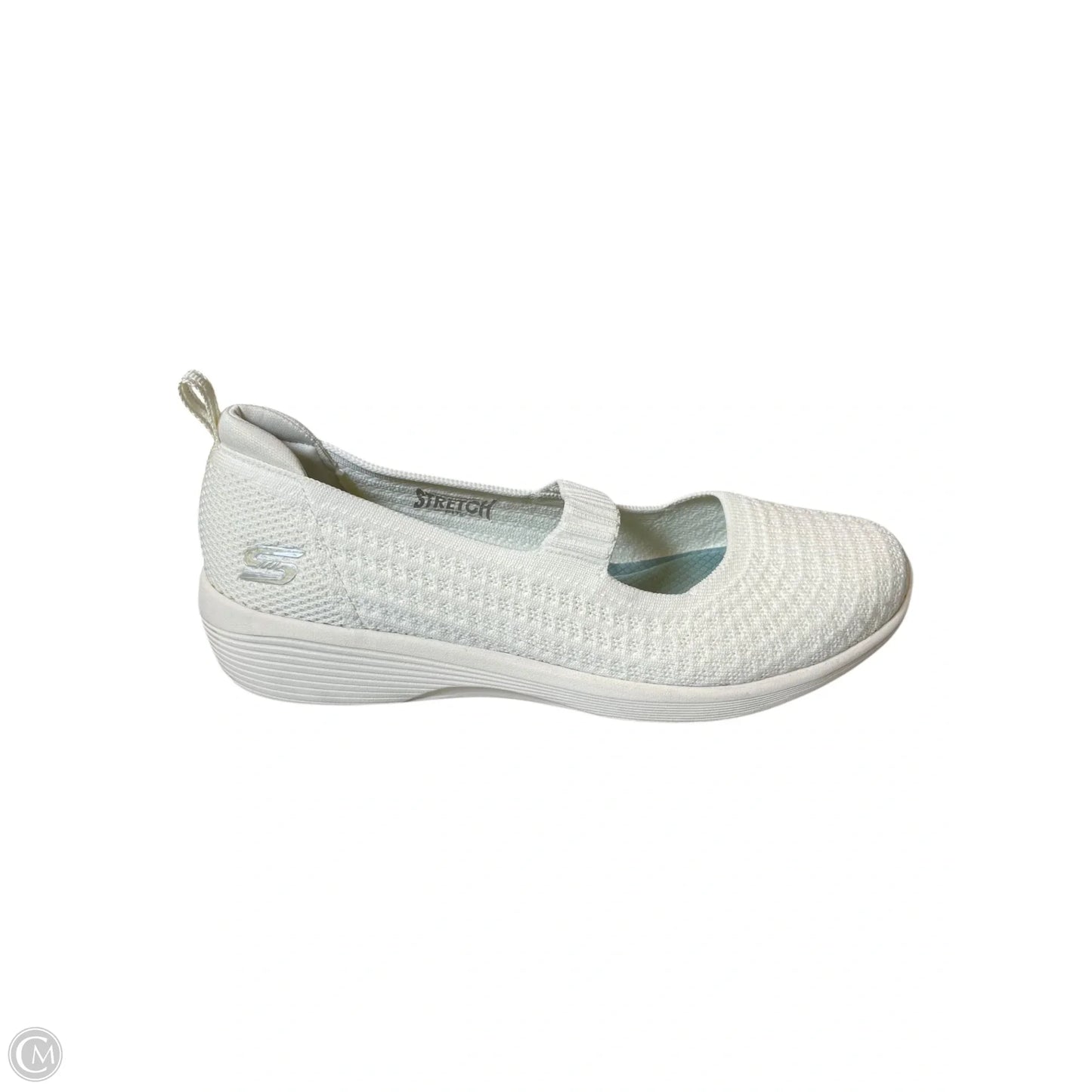 Shoes Athletic By Skechers In White, Size: 8.5