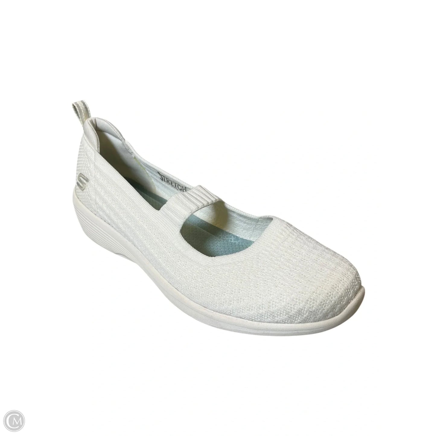 Shoes Athletic By Skechers In White, Size: 8.5