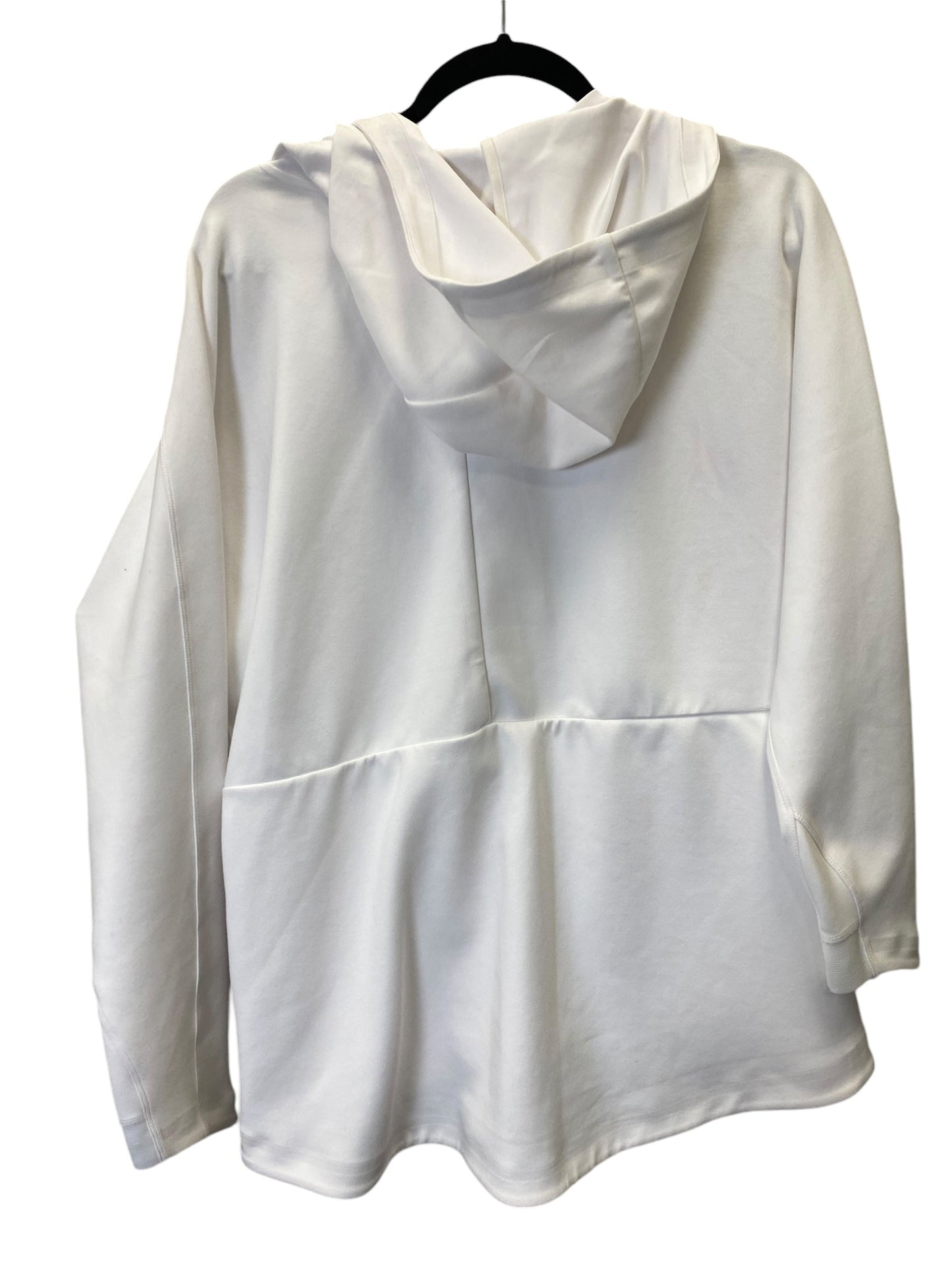 Athletic Sweatshirt Hoodie By Athleta In White, Size: M