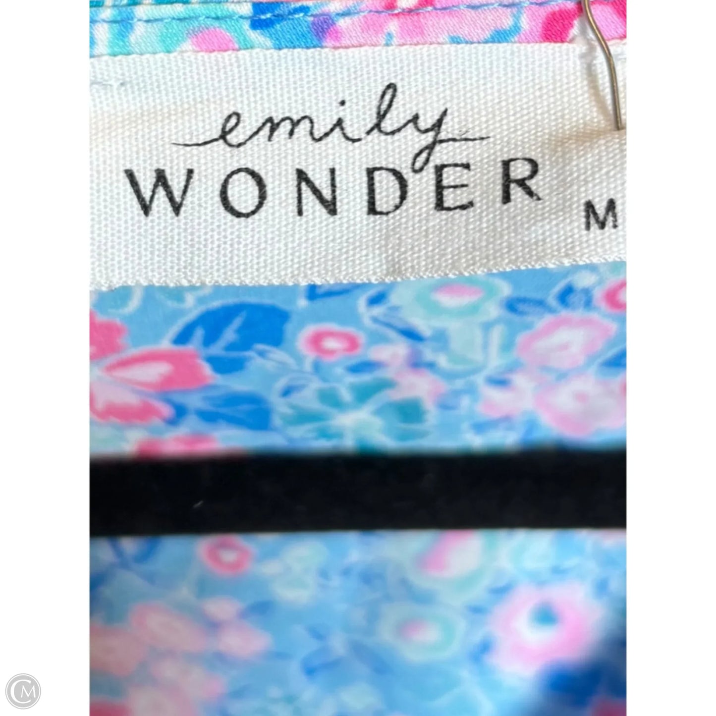 Top 3/4 Sleeve By Emily Wonder In Floral Print, Size: M