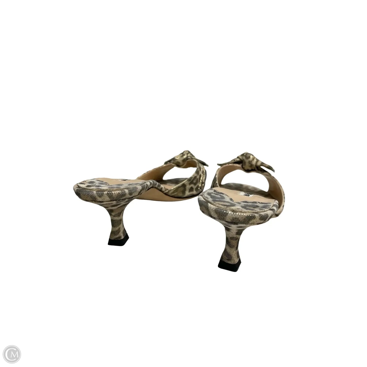 Sandals Luxury Designer By Manolo Blahnik In Animal Print, Size: 7