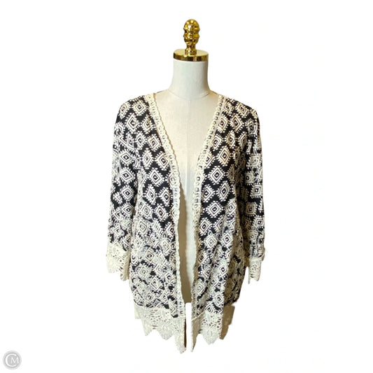 Lounge Set Shorts By Solitaire In Black & Cream, Size: M