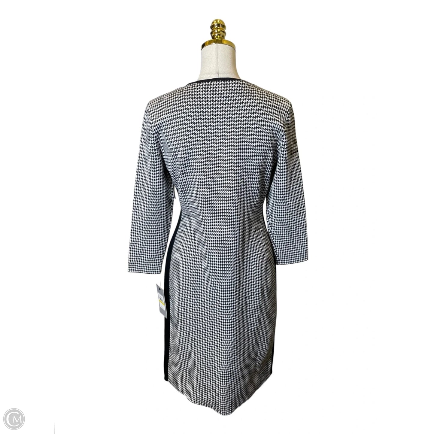 Dress Sweater By Marc New York In Black & White, Size: M
