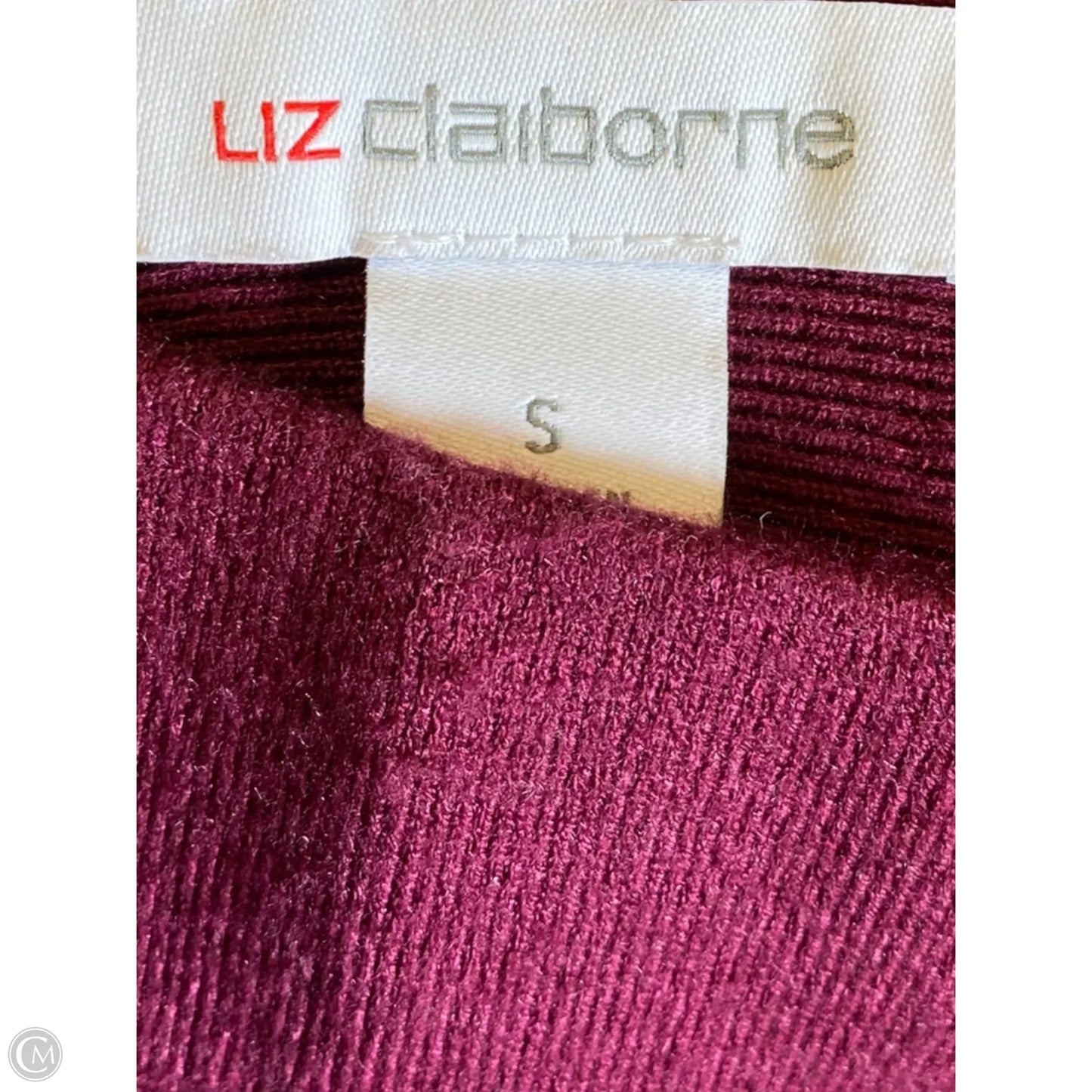 Skirt Midi By Liz Claiborne In Maroon, Size: S