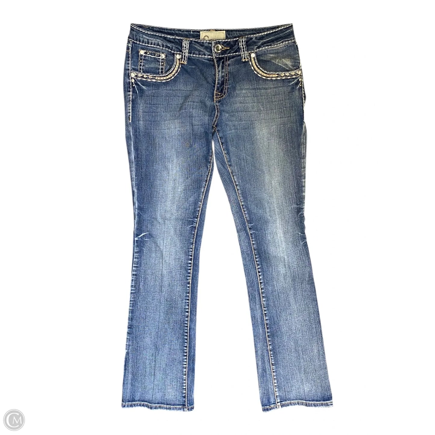 Jeans Boot Cut By Clothes Mentor In Blue Denim, Size: 8
