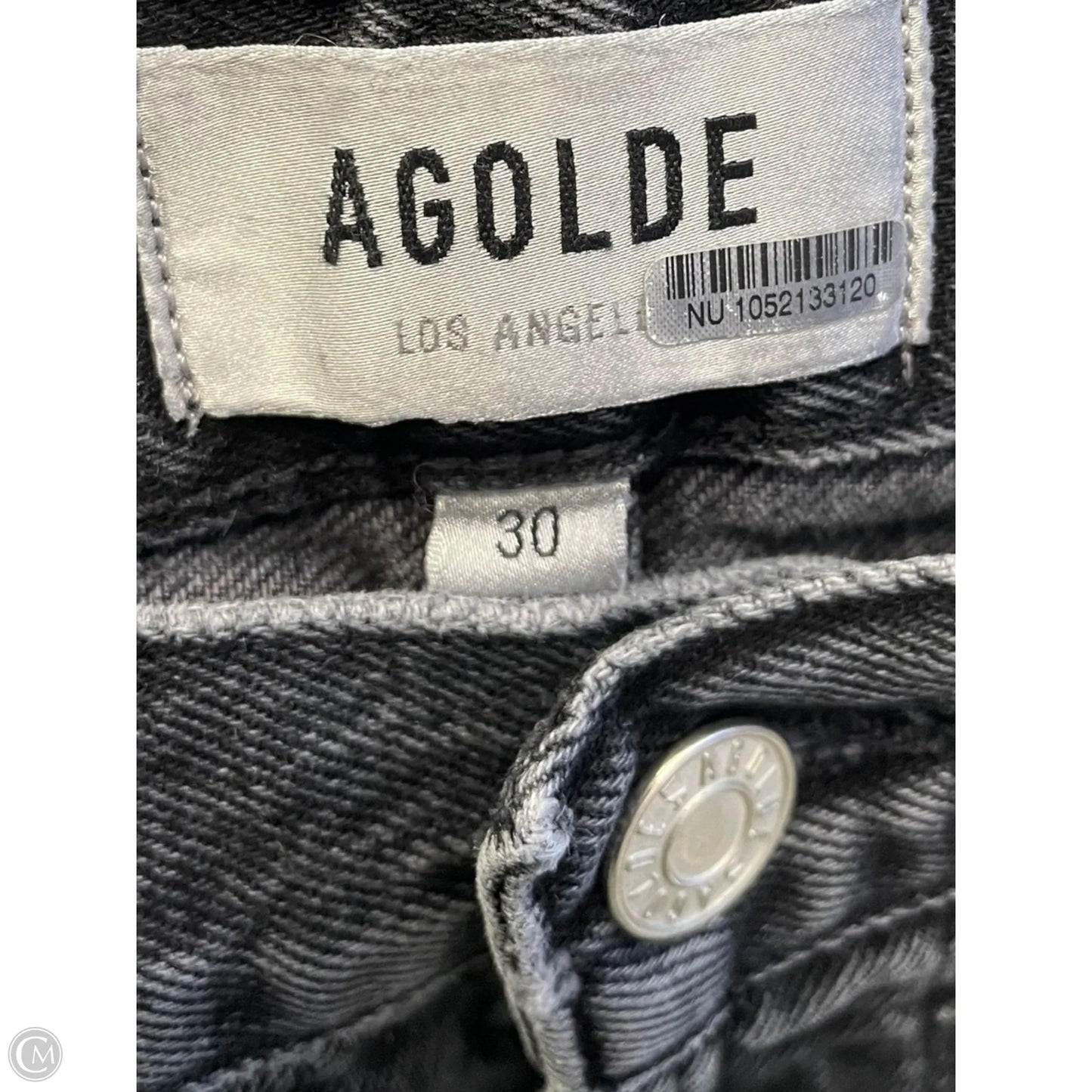 Jeans Straight By Agolde In Grey, Size: 10