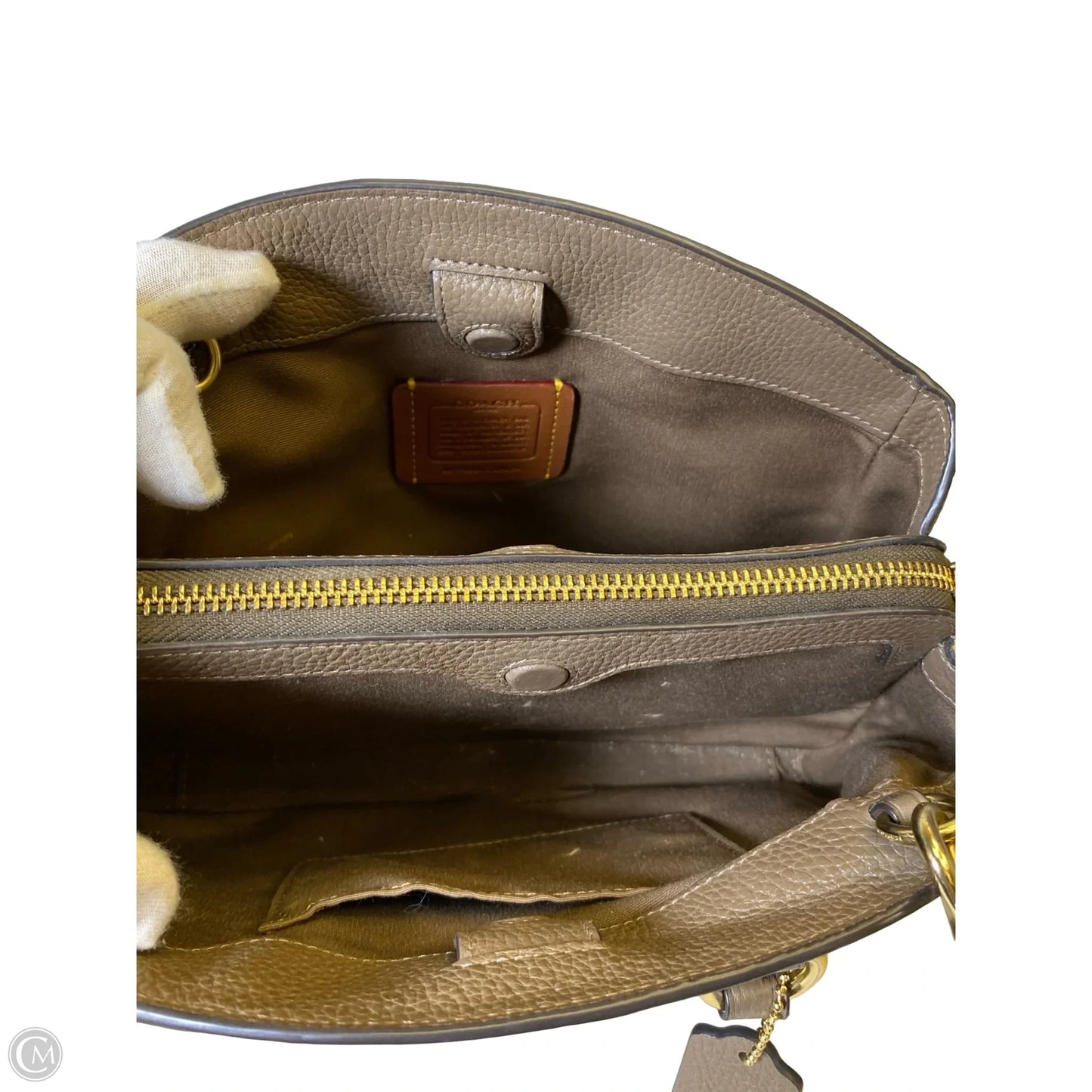 Handbag Designer By Coach, Size: Medium