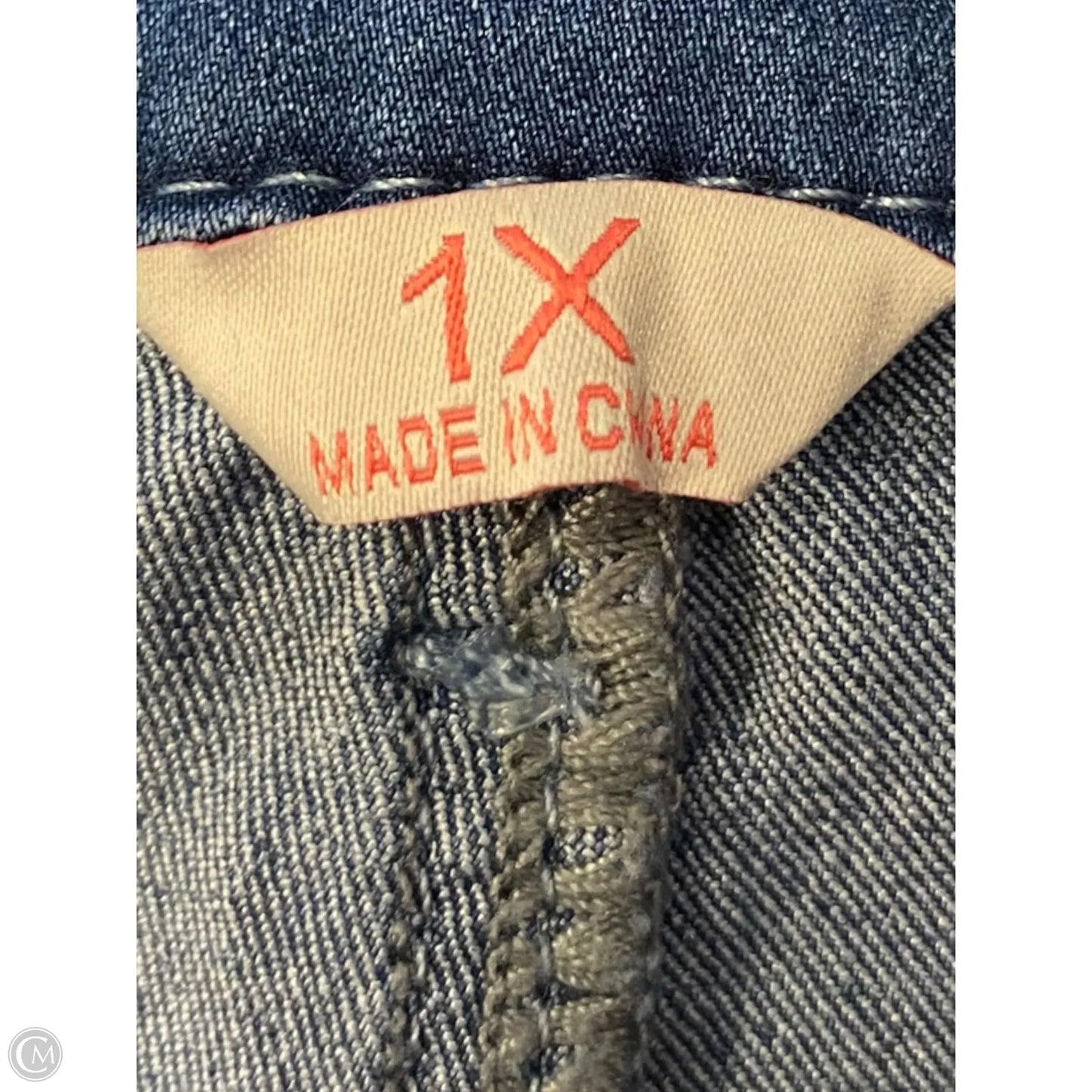 Jeans Boot Cut By Laurie Felt In Blue Denim, Size: 1x