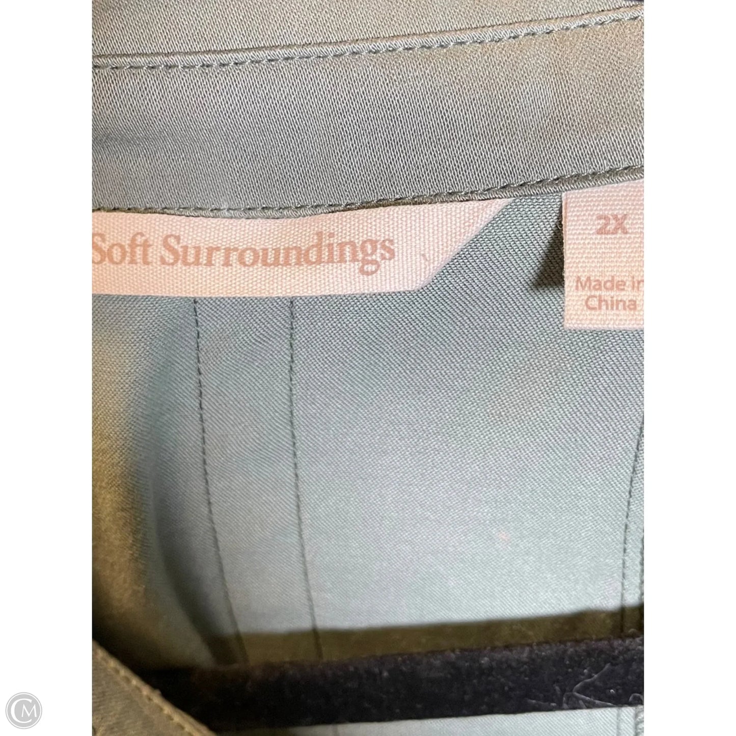Cardigan By Soft Surroundings In Green, Size: 2x