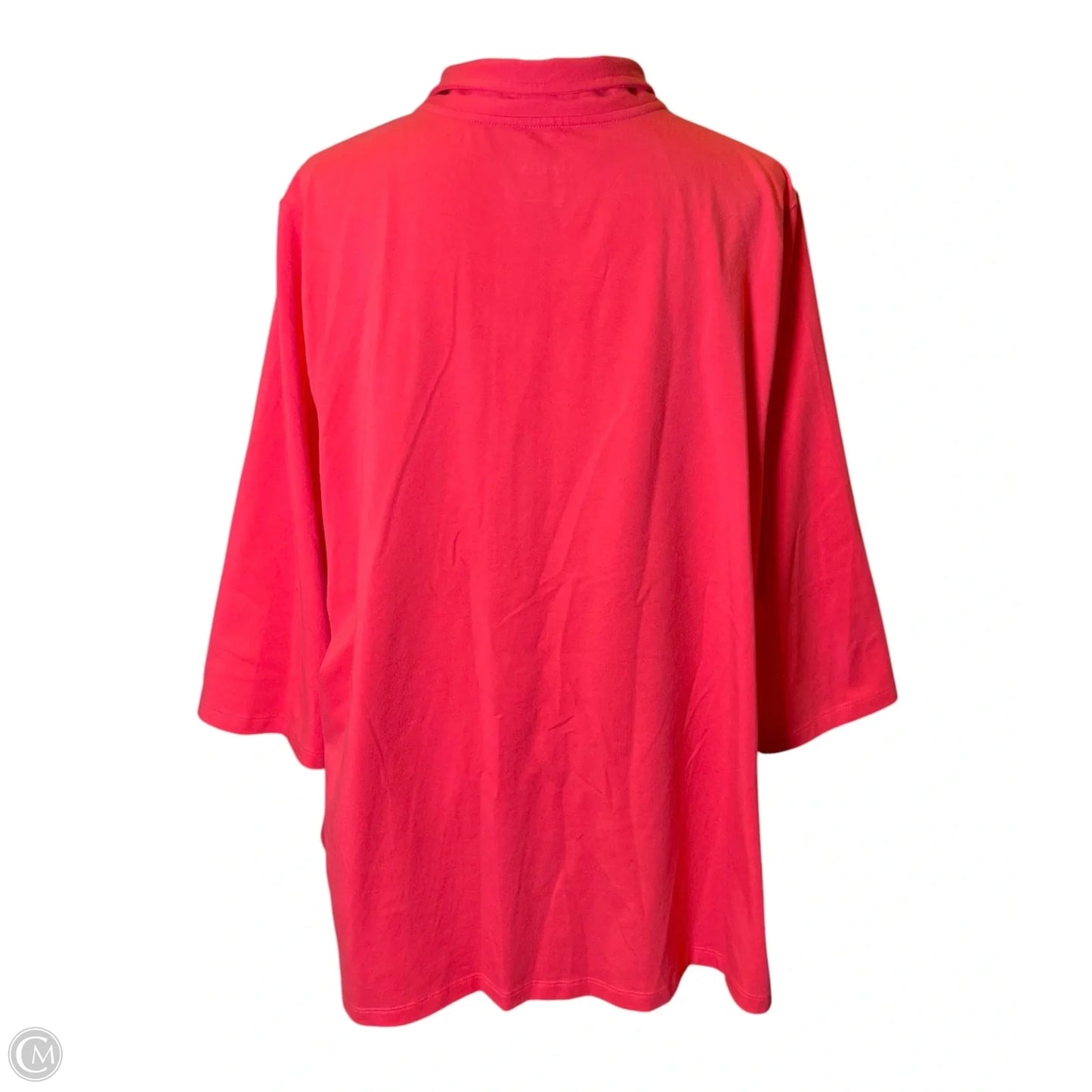 Cardigan By D&co. In Orange, Size: 2x