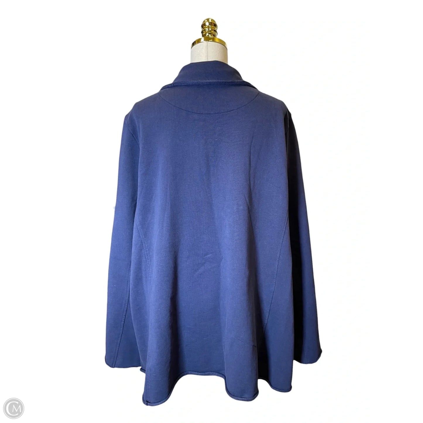 Cardigan By Soft Surroundings In Navy, Size: 3x
