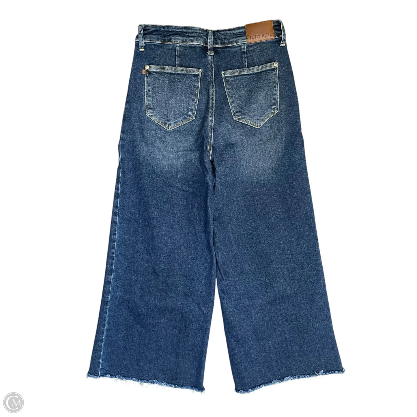 Jeans Wide Leg By Judy Blue In Blue Denim, Size: 8