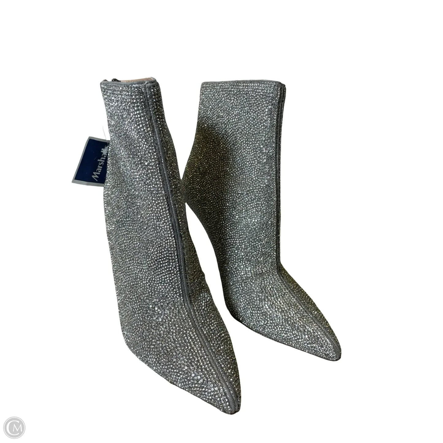 Shoes Heels Stiletto By Steve Madden In Silver, Size: 6.5