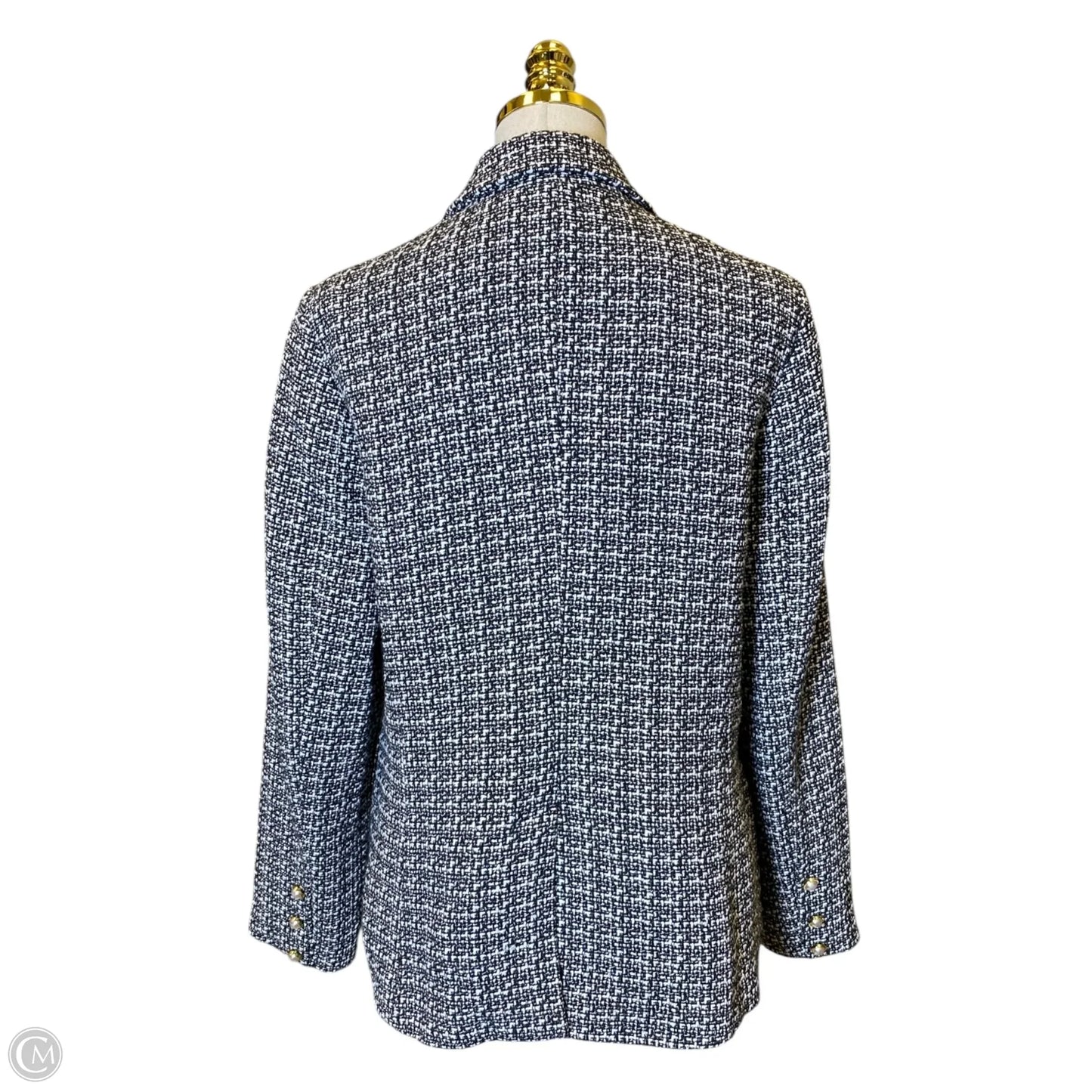 Blazer By Nanette By Nanette Lepore In Black & White, Size: 14