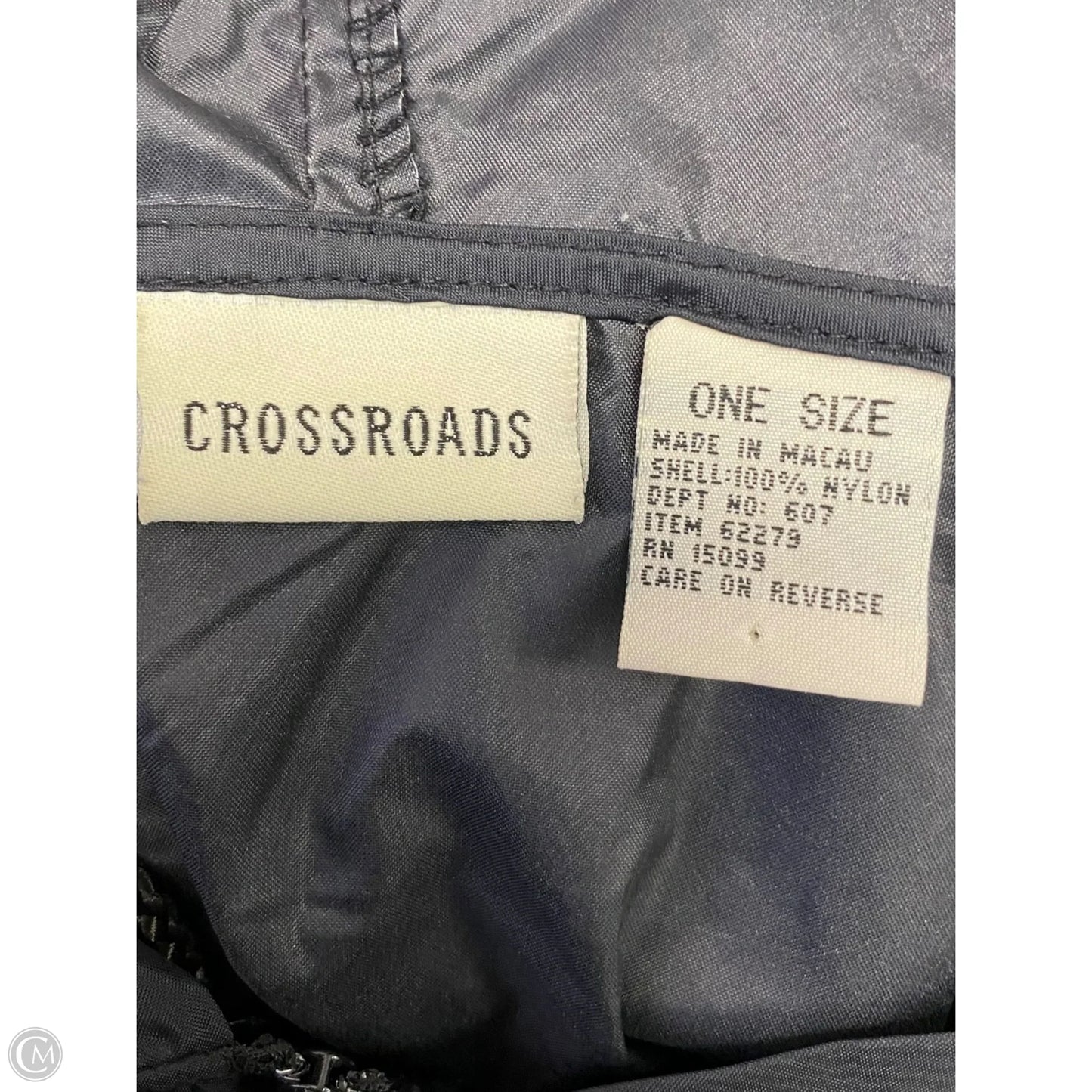 Coat Raincoat By Crossroads In Black, Size: Osfm