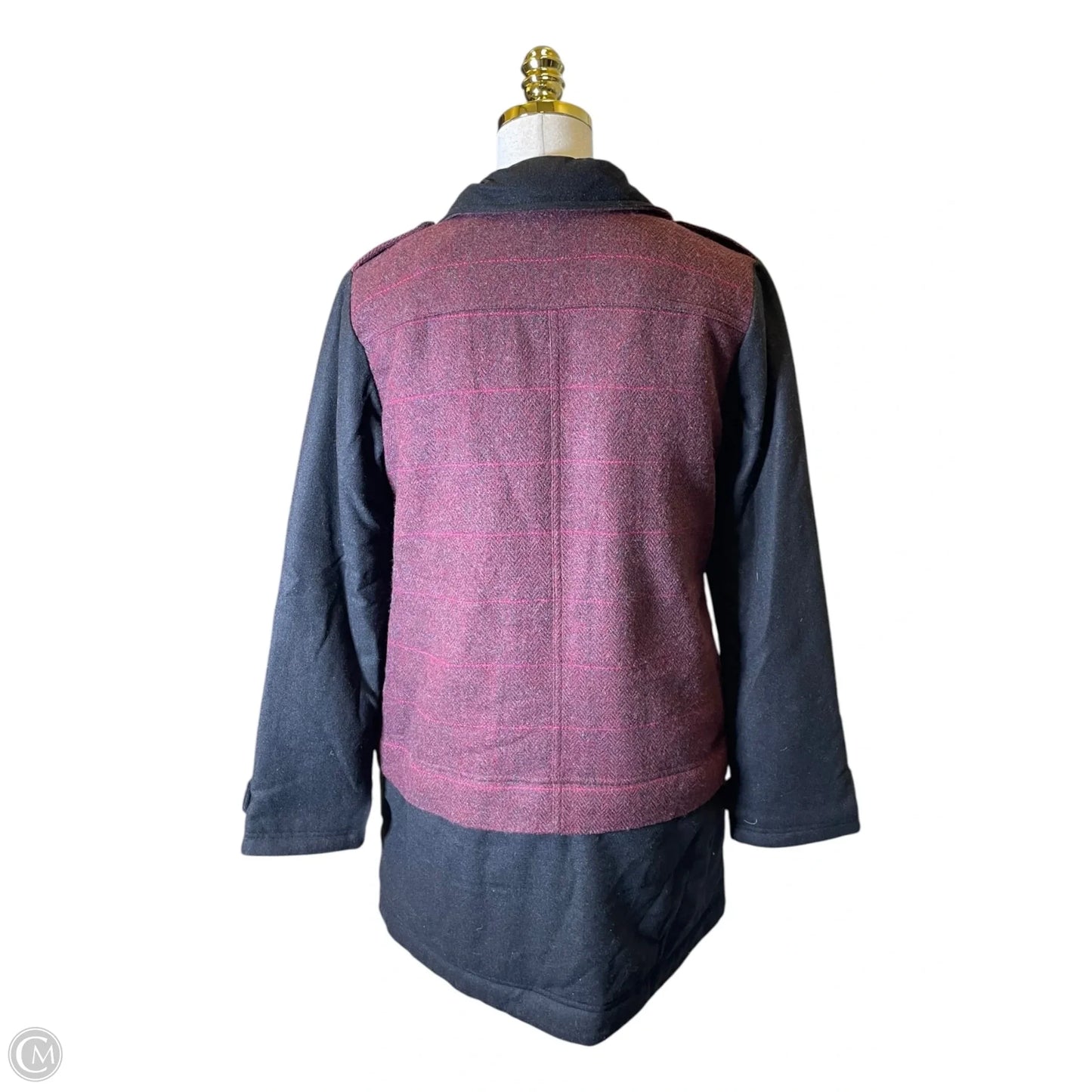 Jacket Puffer & Quilted By Prana In Maroon, Size: S