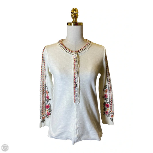 Top Long Sleeve By Sundance In Multi-colored, Size: Xs