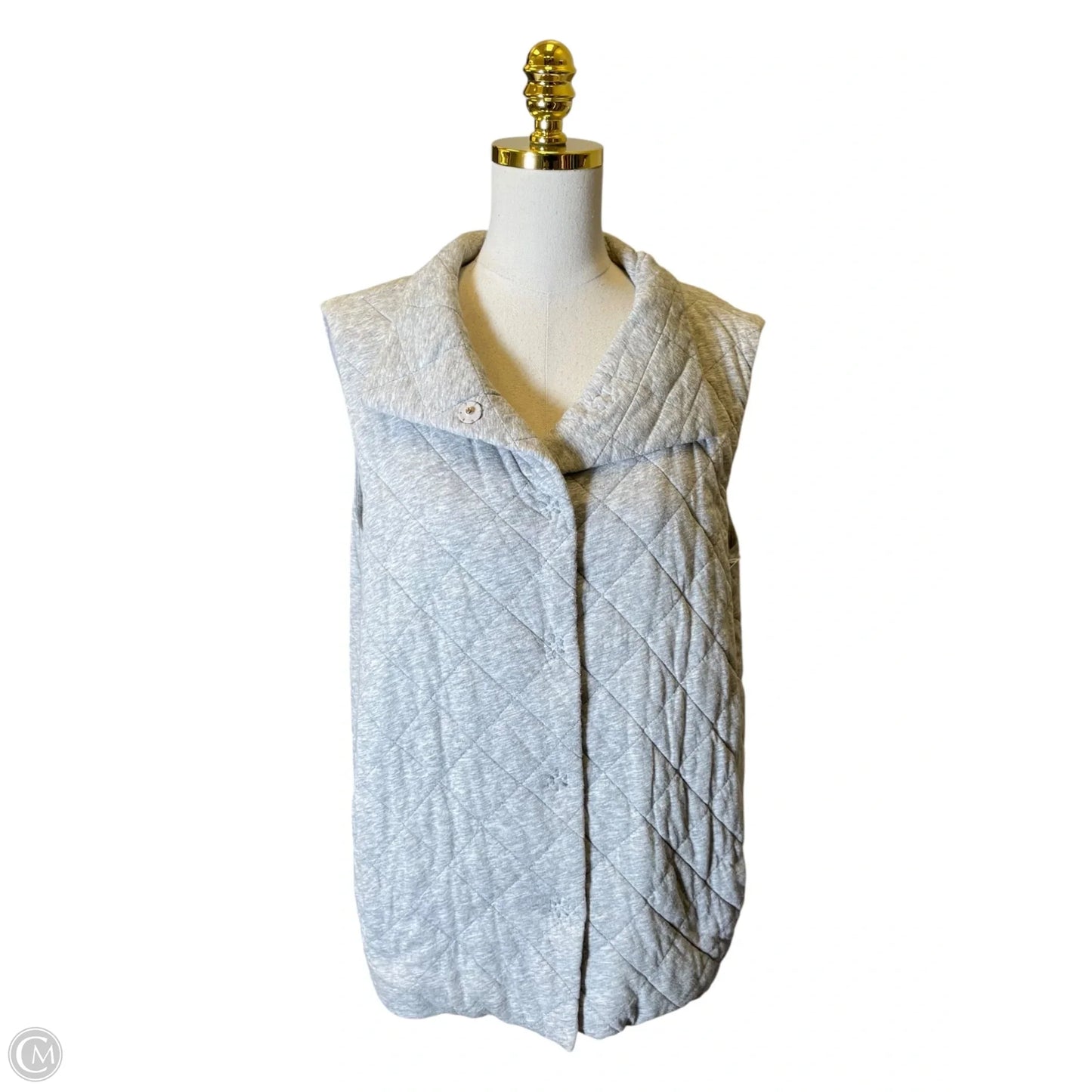 Top Sleeveless By Eileen Fisher In Grey, Size: Xl