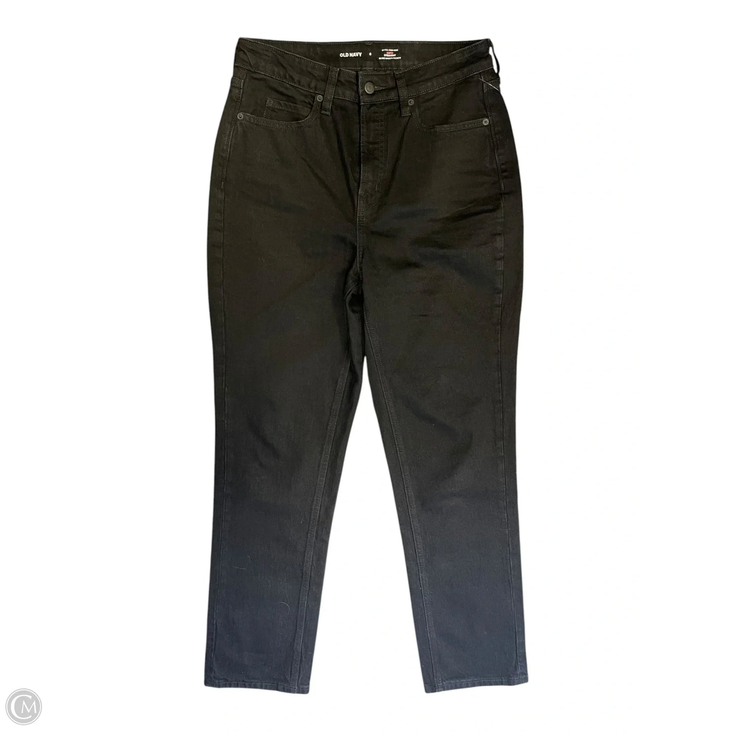 Jeans Straight By Old Navy In Black, Size: 6