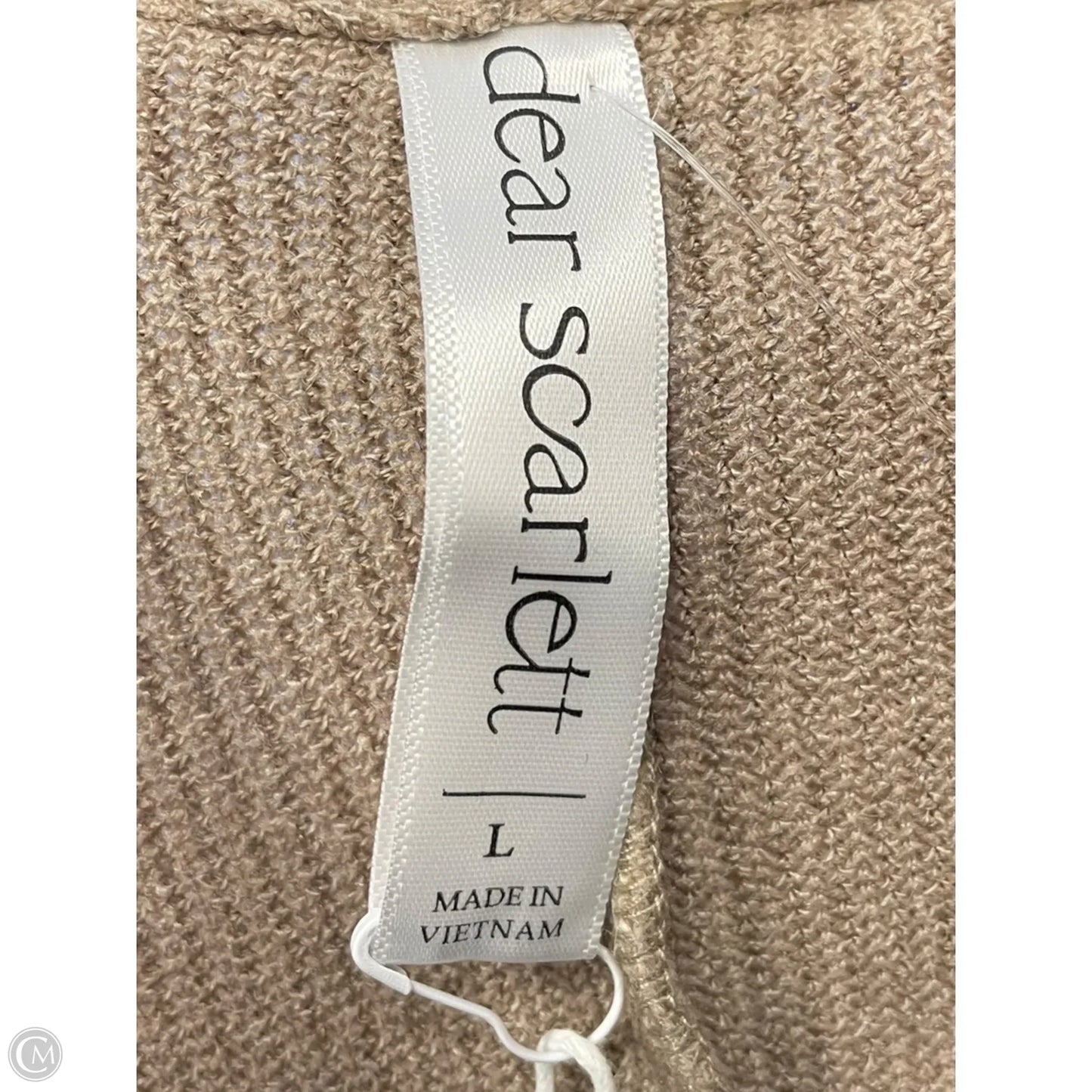 Sweater By Dear Scarlett In Beige, Size: L
