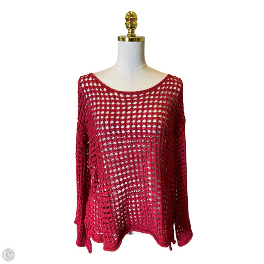 Sweater By Pol In Red, Size: M