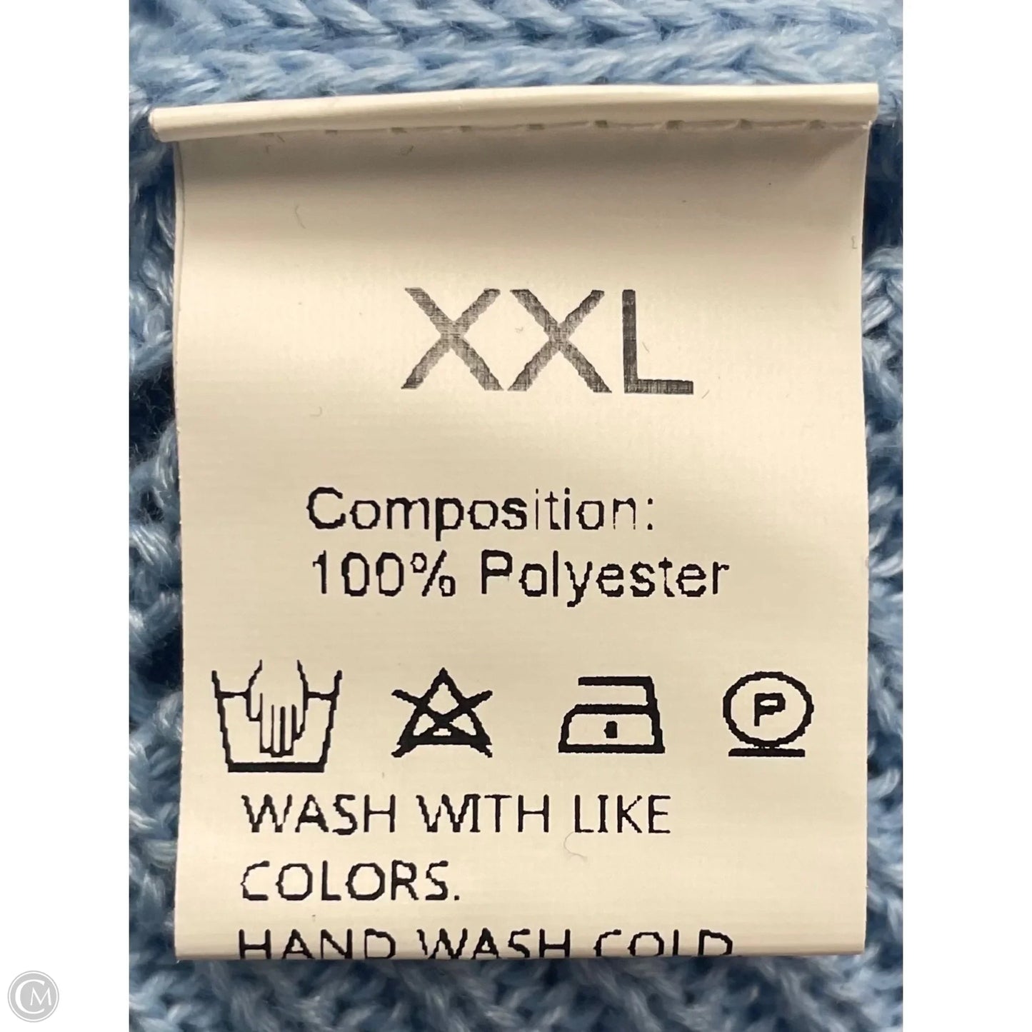 Sweater By Clothes Mentor In Blue, Size: Xxl