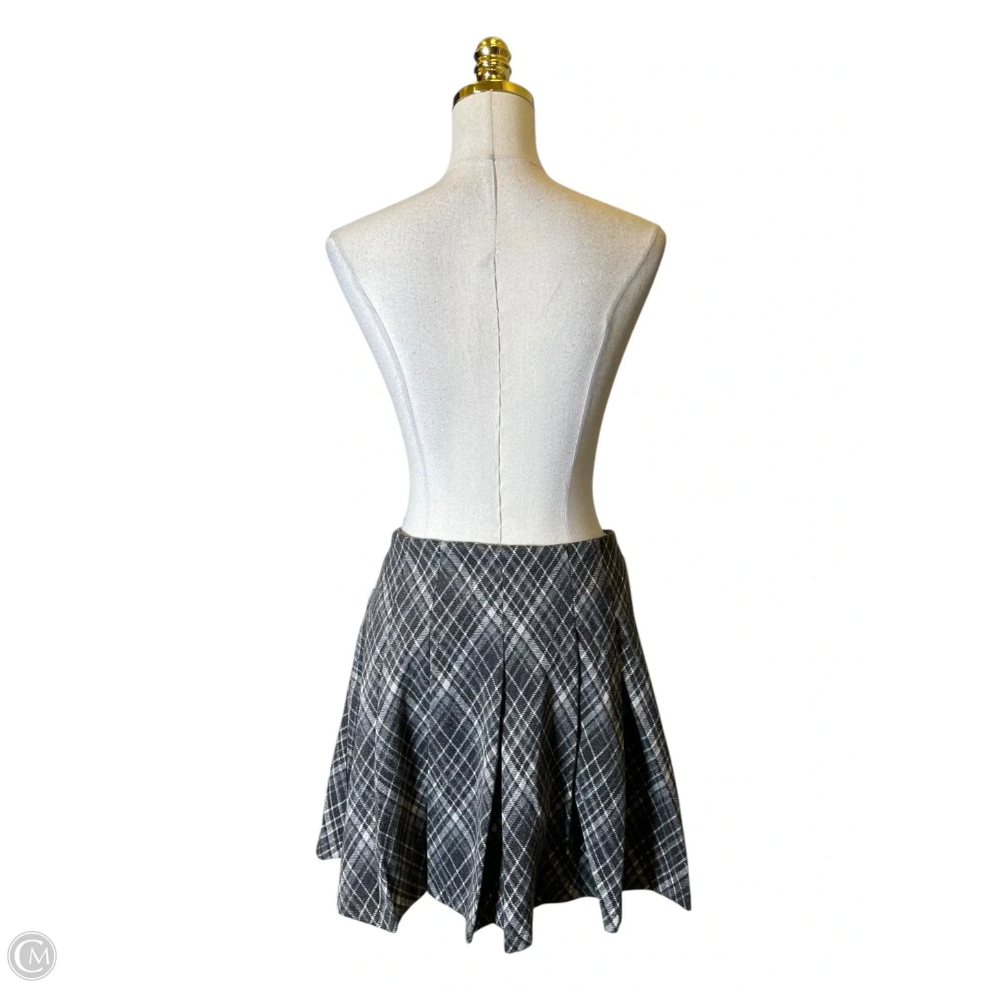 Skirt Mini & Short By Clothes Mentor In Plaid Pattern, Size: Xxl