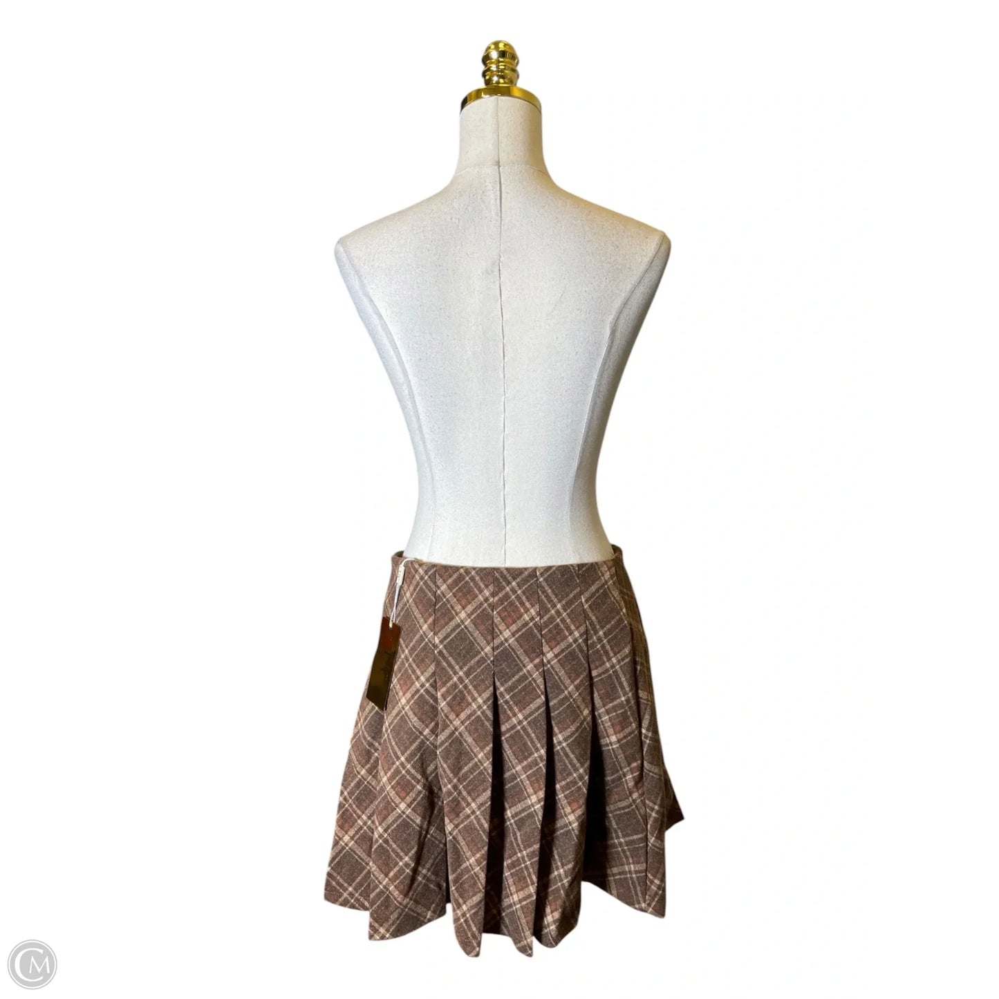 Skirt Mini & Short By Clothes Mentor In Plaid Pattern, Size: Xxl