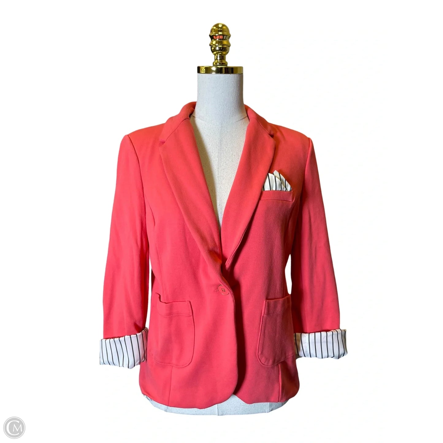 Jacket Moto By Rafaella In Orange, Size: M