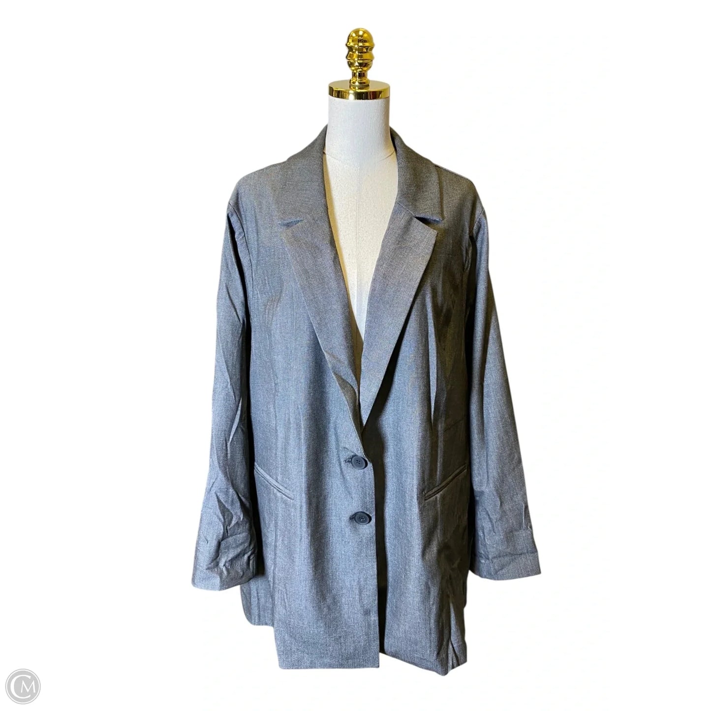 Blazer By Torrid In Grey, Size: 4x