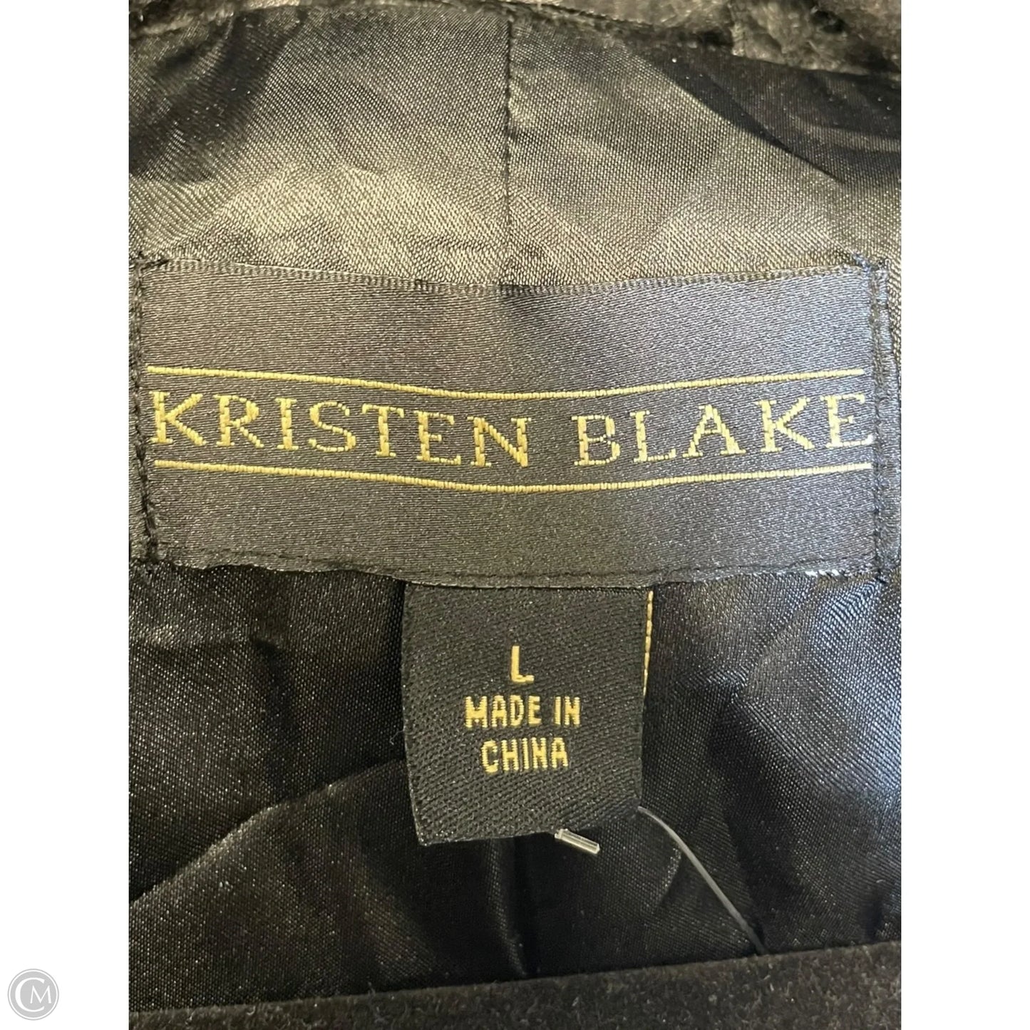 Jacket Other By Clothes Mentor In Black, Size: L