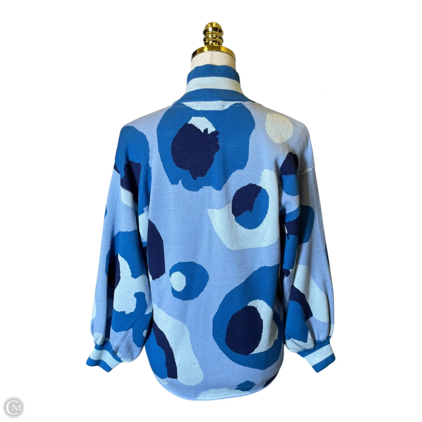 Sweater By Emily Mccarthy In Blue, Size: M