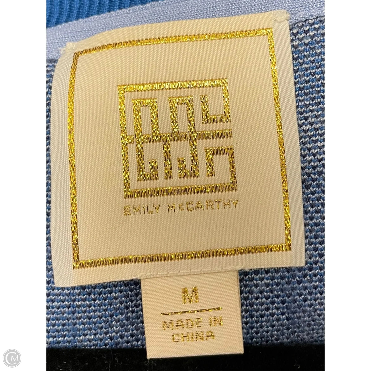 Sweater By Emily Mccarthy In Blue, Size: M