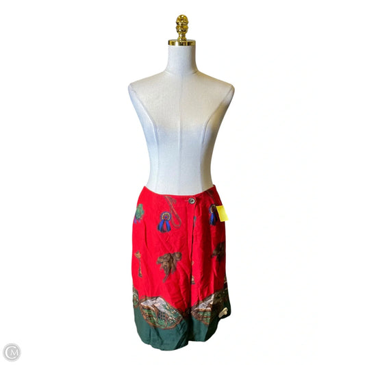 Skirt Mini & Short By Susan Bristol In Multi-colored, Size: 16