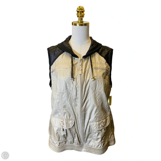 Vest Other By Chicos In Black & Cream, Size: L