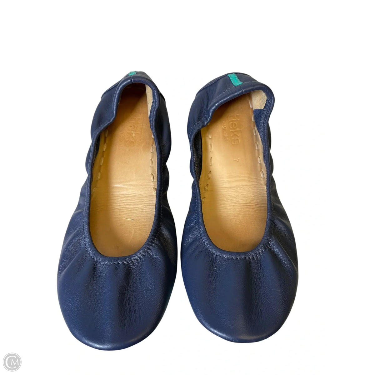 Shoes Designer By Tieks In Navy, Size: 7