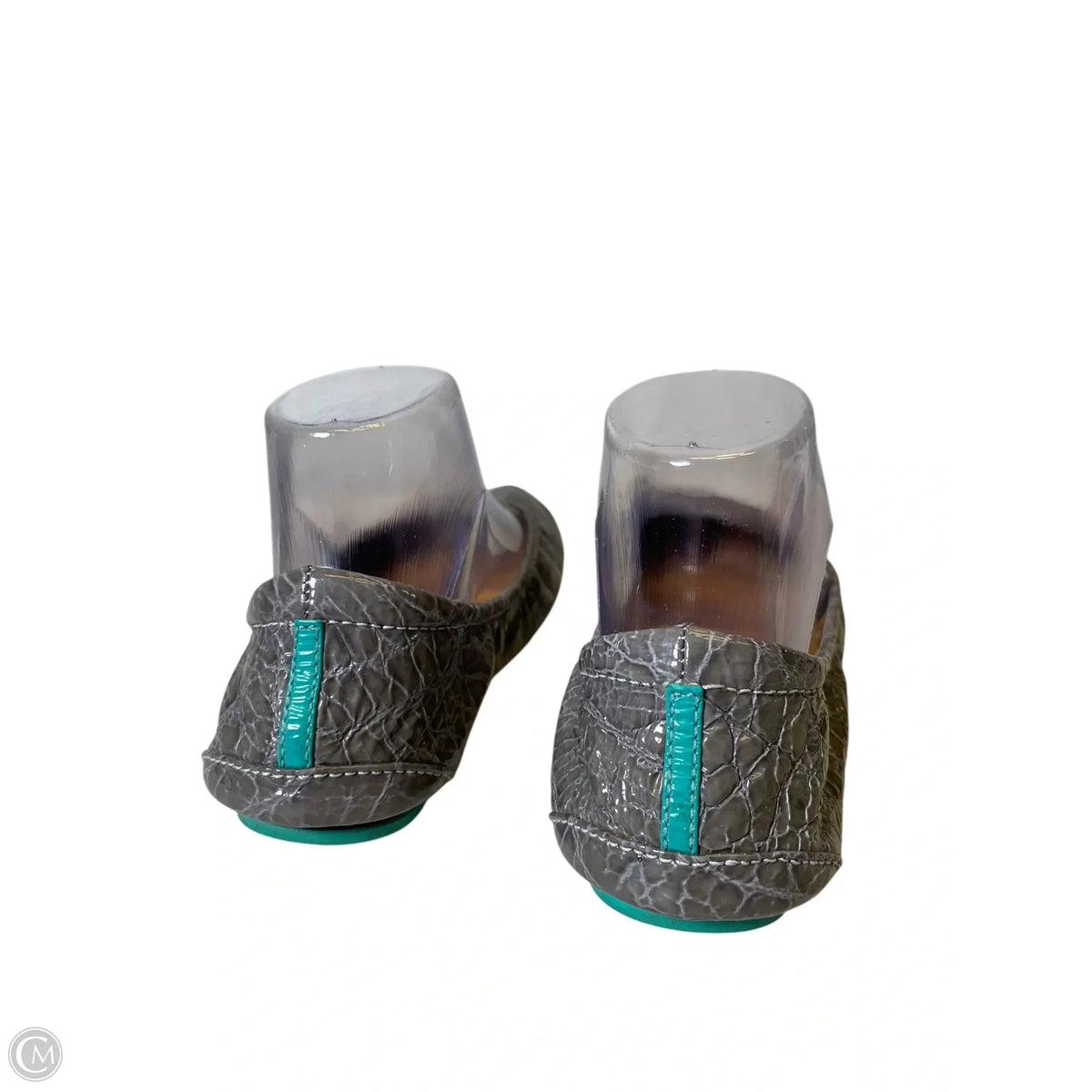 Shoes Designer By Tieks In Grey, Size: 7