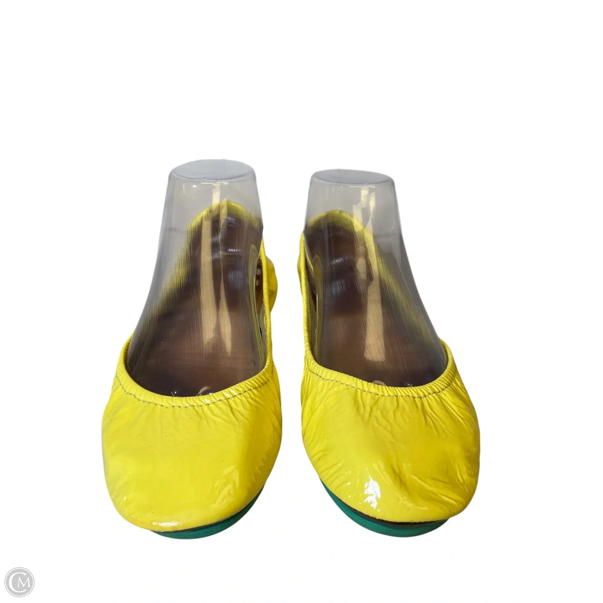 Shoes Designer By Tieks In Yellow, Size: 7